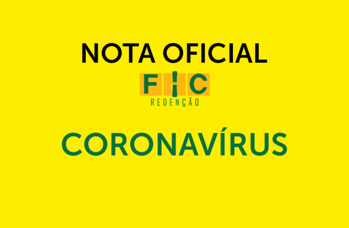 Coronavírus: Comunicado Importante